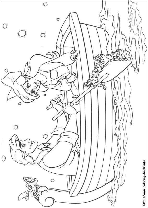 The Little Mermaid coloring picture